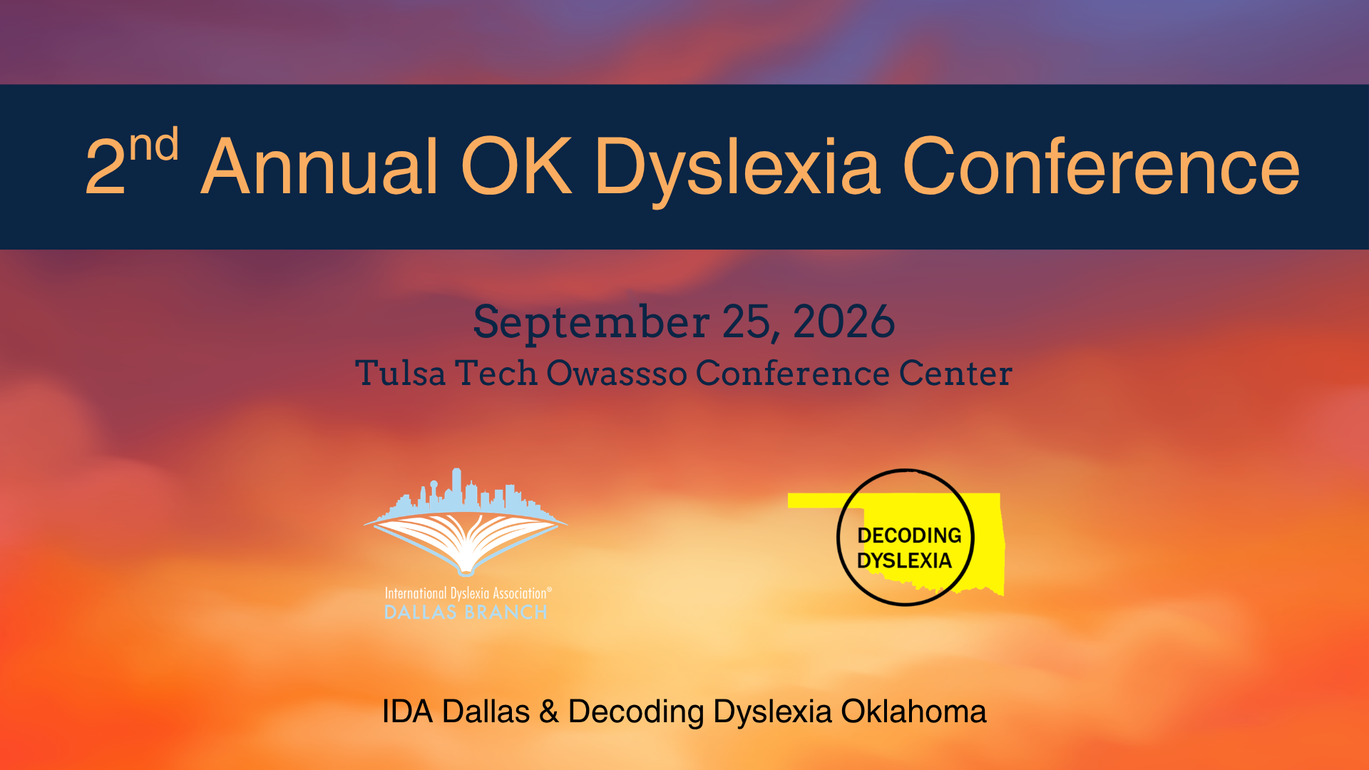 Oklahoma Regional Dyslexia Conference - 2nd Annual